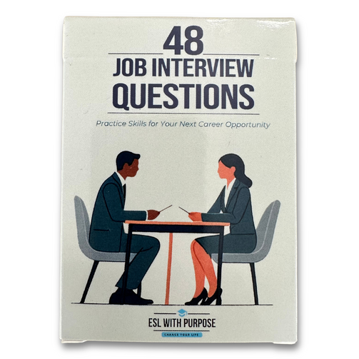 48 Job Interview Questions Cards for Your Next Career Opportunity – ESL ...